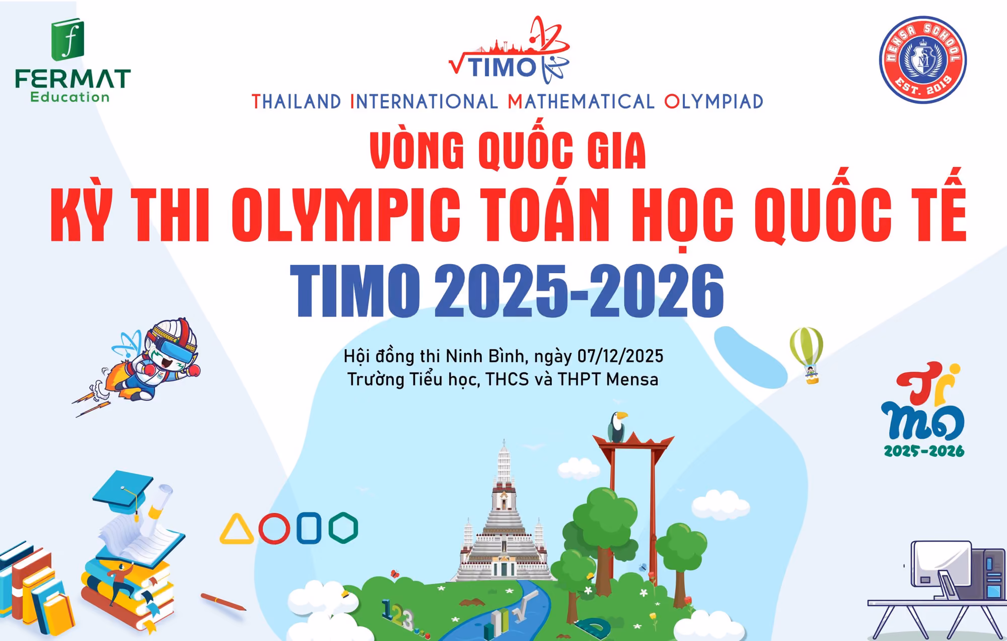 Tiểu học, THCS và THPT Mensa 290x455